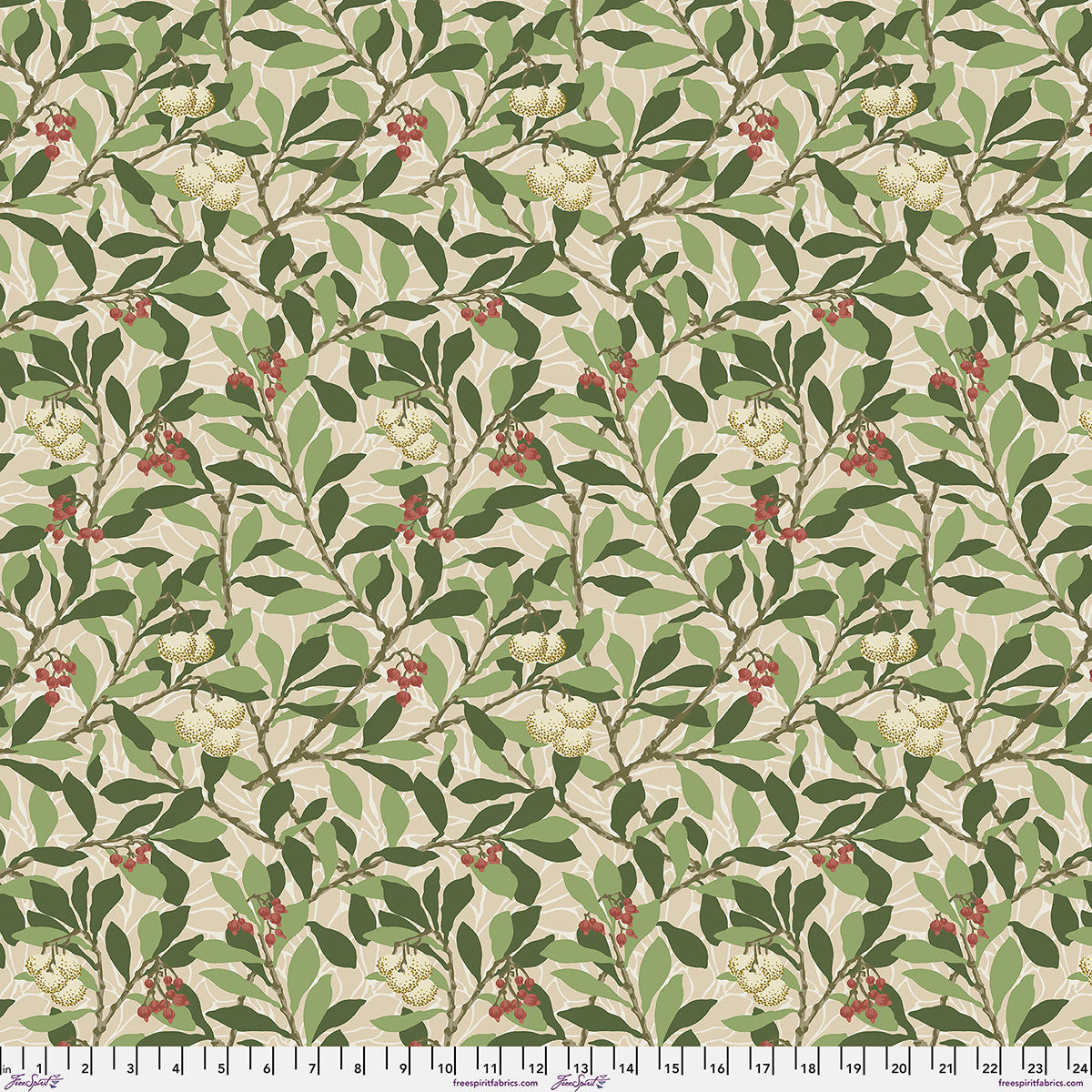 LG Arbutus - Bay || Suffolk Holiday Collection from the Original Morris & Co 108" wide