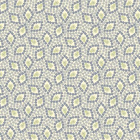 Blue Flower Diamond by Marcus Fabrics by the yard