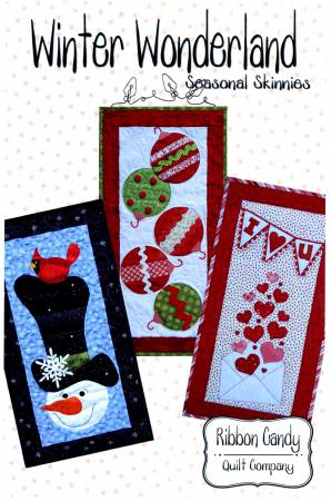 Seasonal Skinnies Winter Wonderland Skinnies - Fusible Applique Pattern