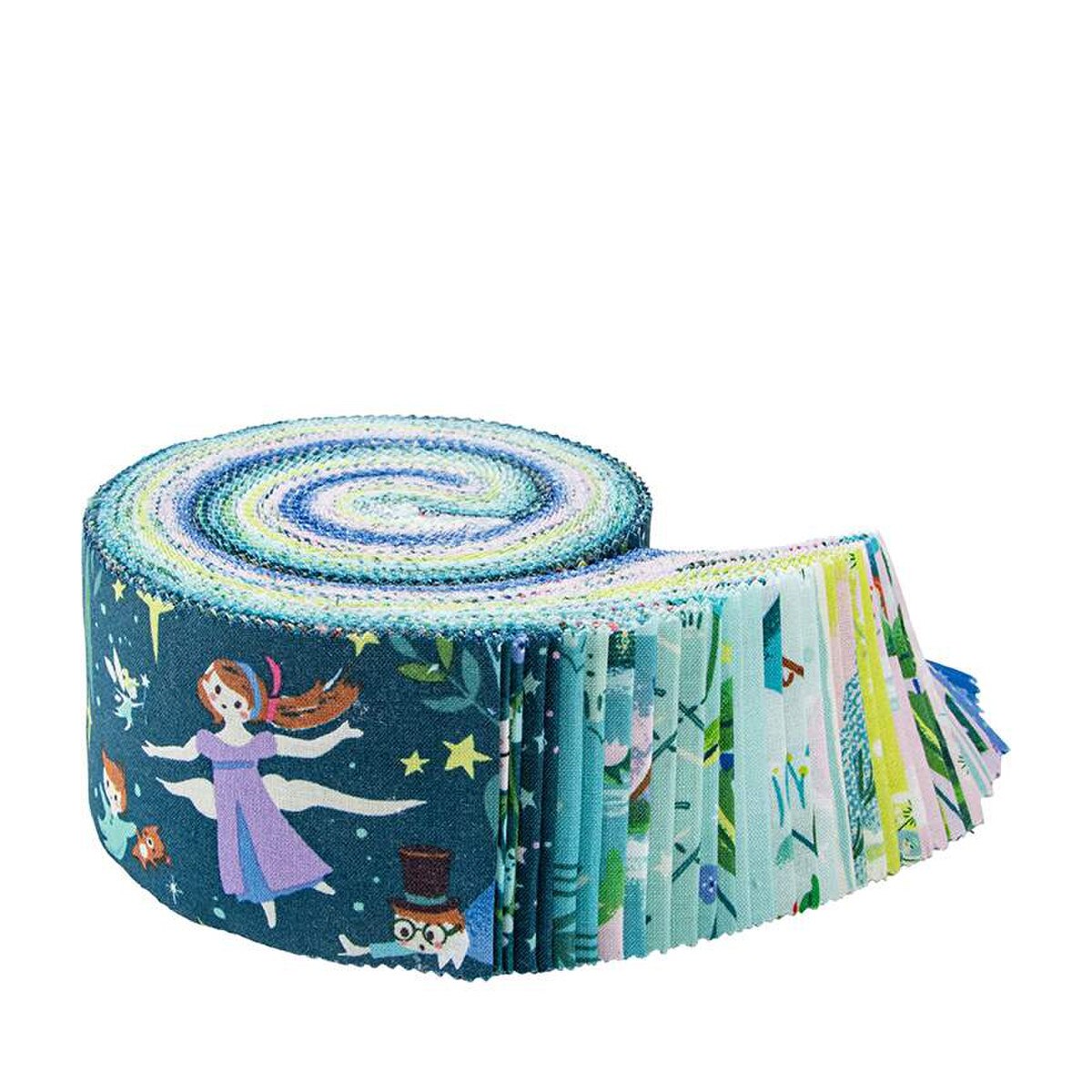 Forever Neverland 2 1/2" Rolie Polie from Riley Blake