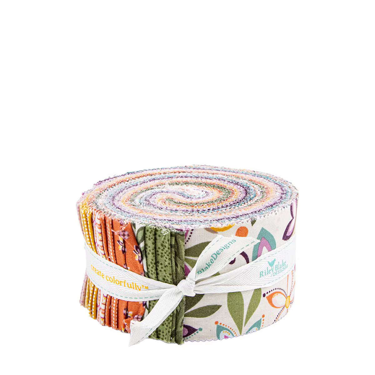 Juju's Petals 2 1/2" Rolie Polie from Riley Blake