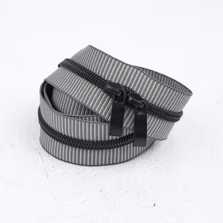 30in Handbag Zipper Smoke