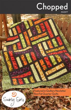 Chopped printed Quilt Pattern