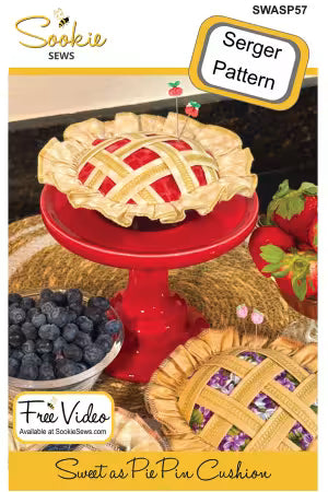 Sweet as Pie Serger Pin Cushion Pattern