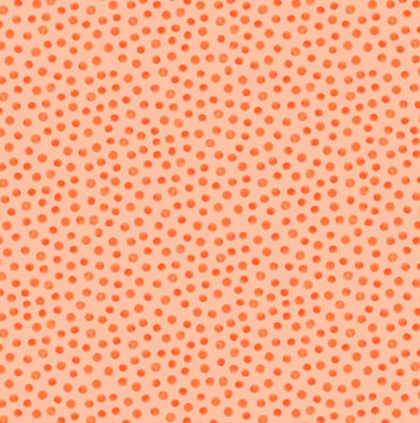 Tonal Dot Light Coral Fabric by Suzybee by the Yard