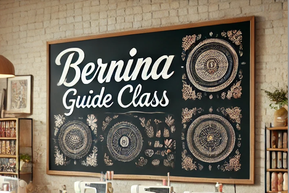 Fall in Love with Your Bernina 3, 4, 5, 7 and 8 series Guide Class #2 Decorative Stitching and Quilting November 14, , 11-1pm