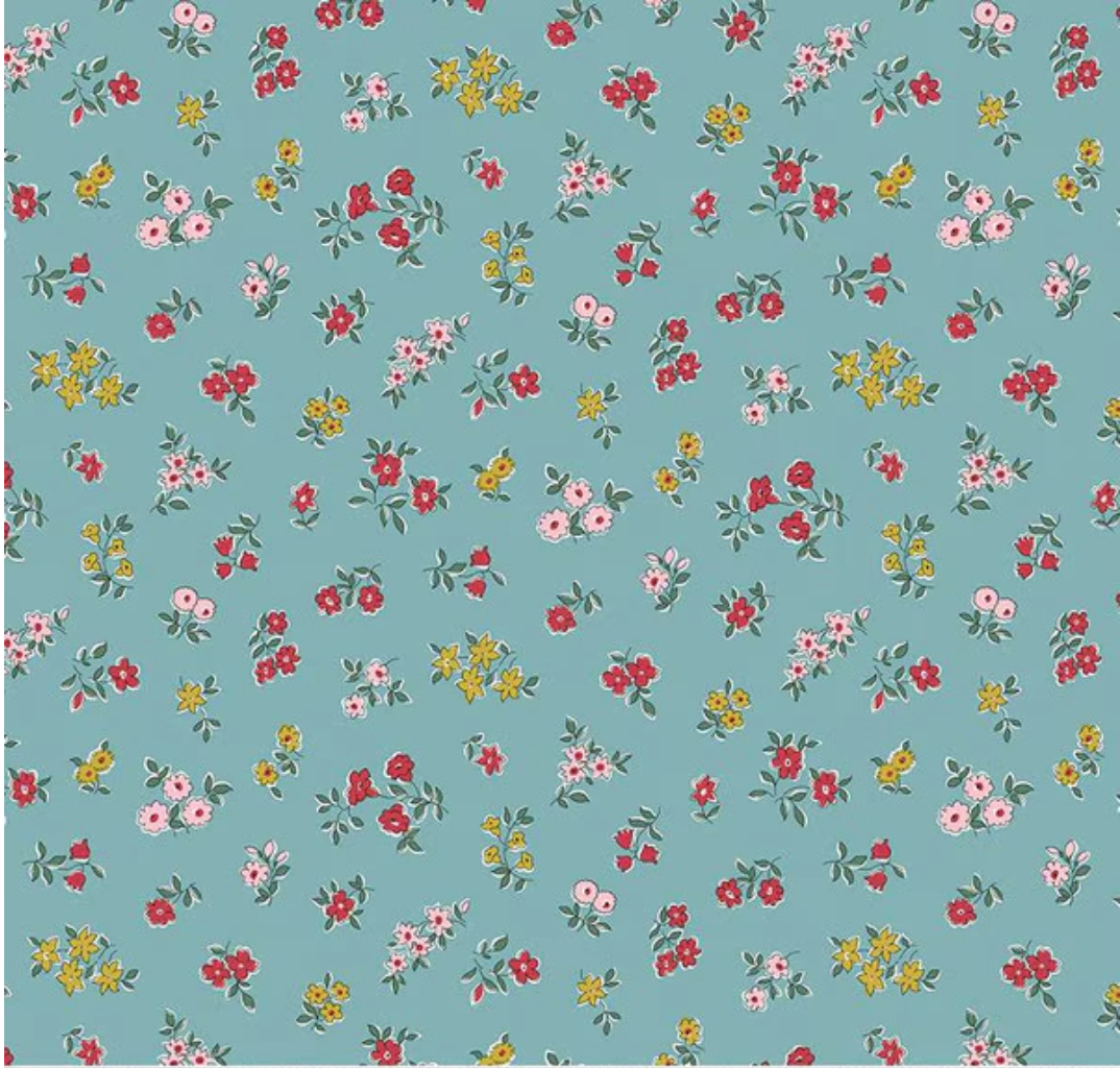 Liberty heirloom Collection 4 Posy Sprig C, Liberty Fabrics for Riley Blake, by the yard