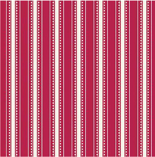 Heirloom Red Stripe Berry for Riley Blake by the yard