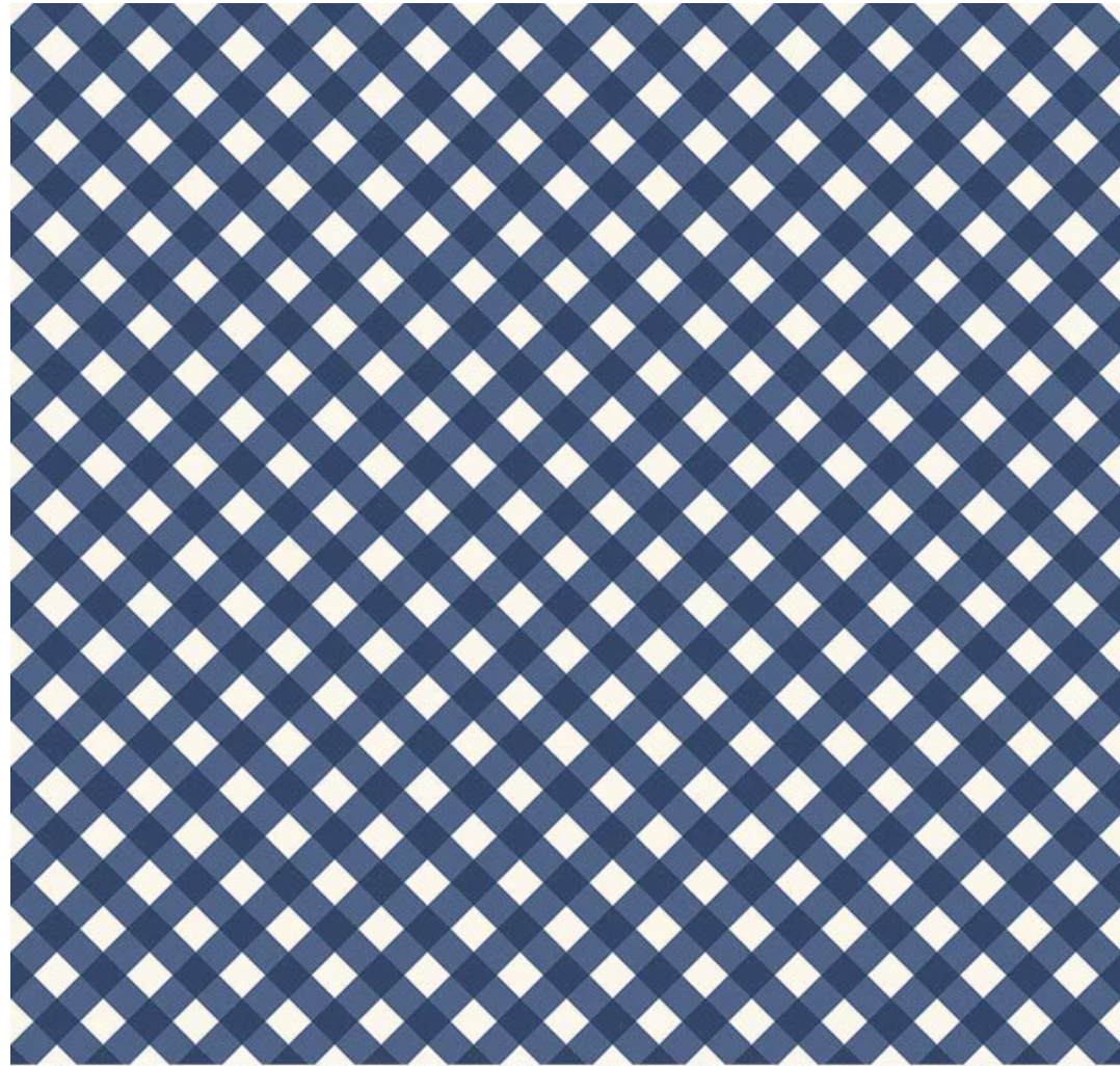 Freedom Garden Gingham Blue- from Riley Blake by the yard