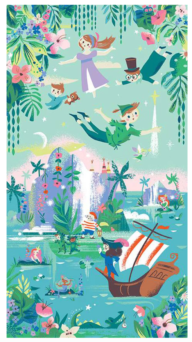 Forever Neverland Panel from Riley Blake