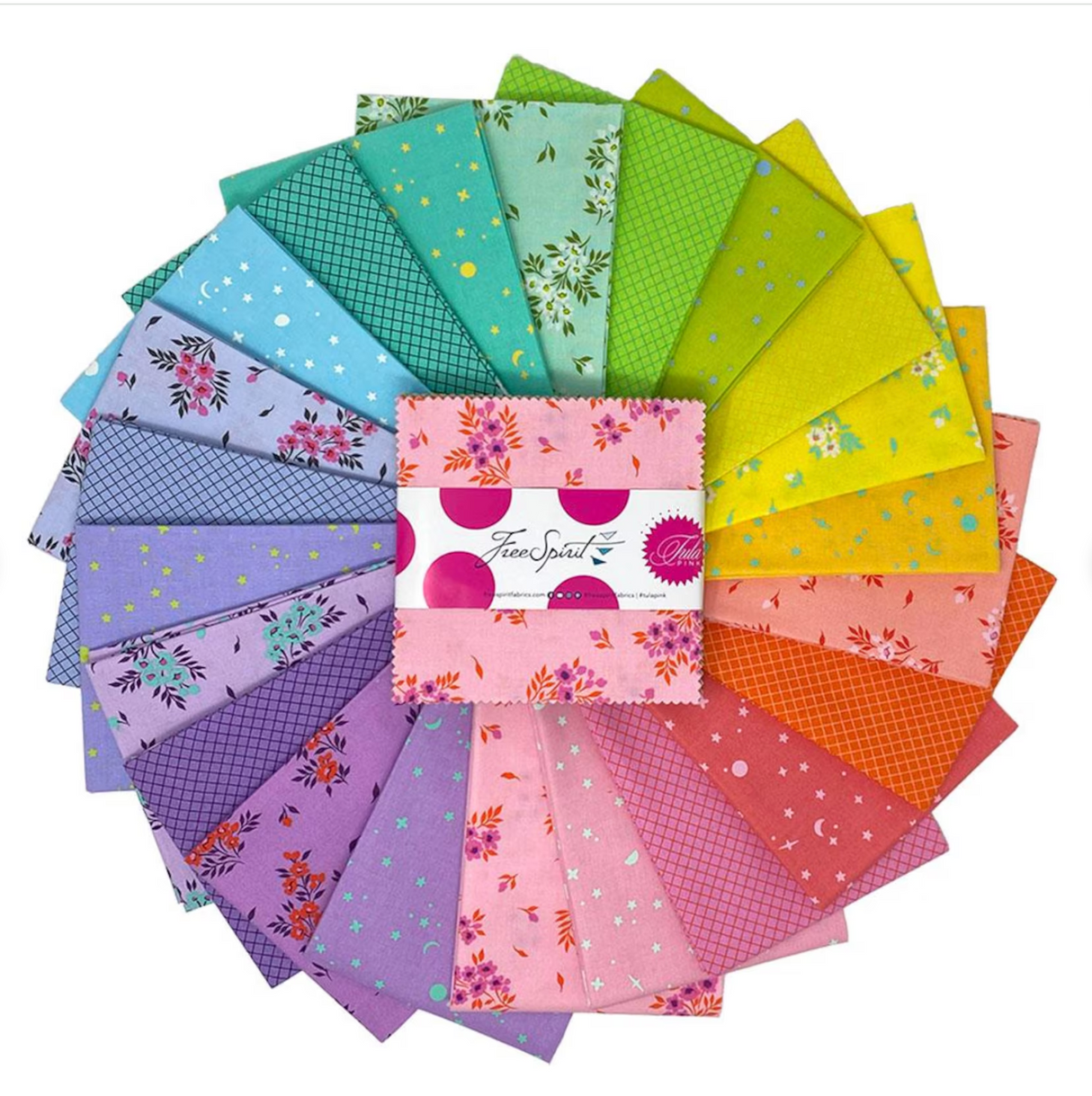 Full Moon Forest ll 5" squares - Tula Pink-