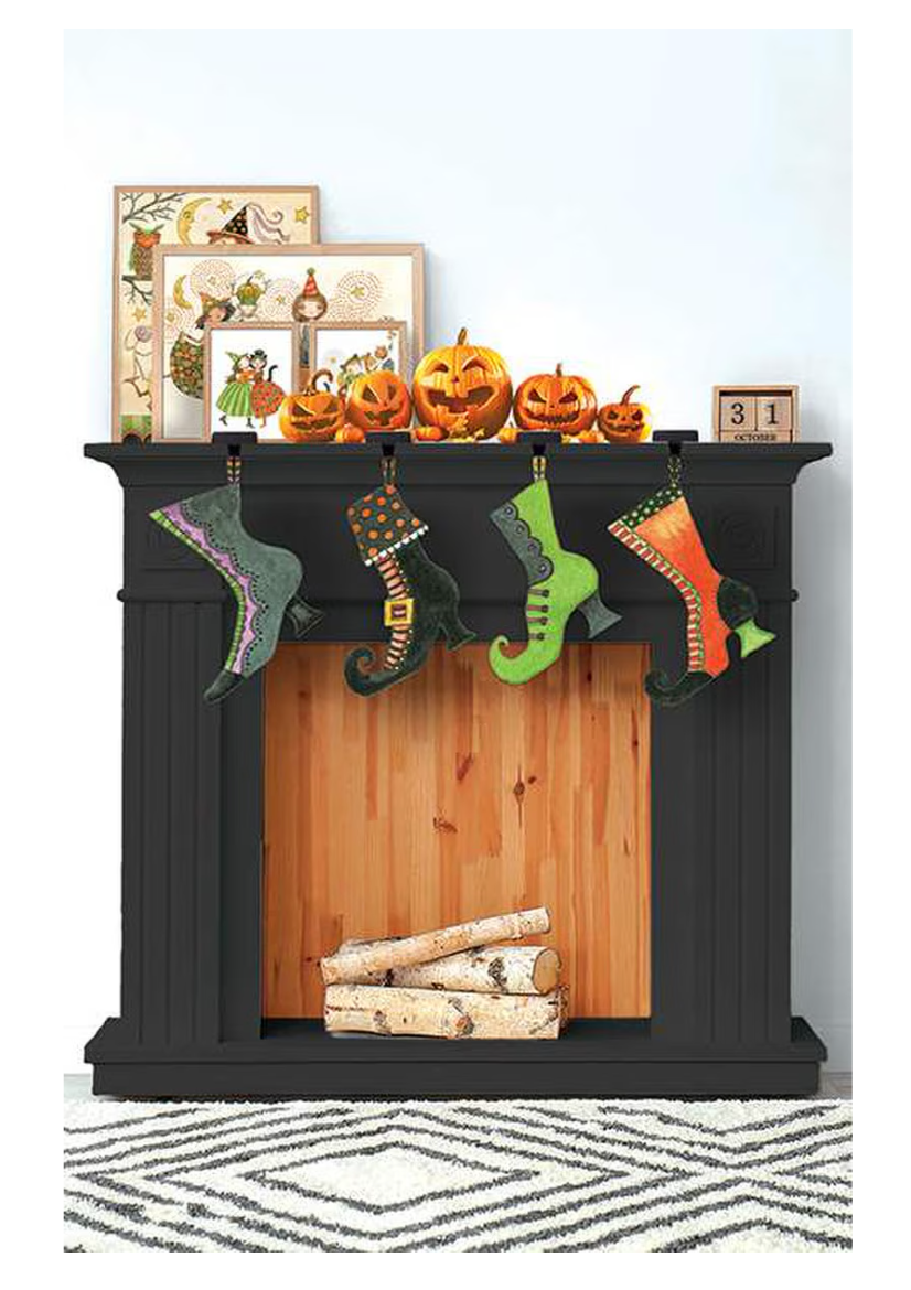 Ghoul Friends Witches' Boots Felt Panel