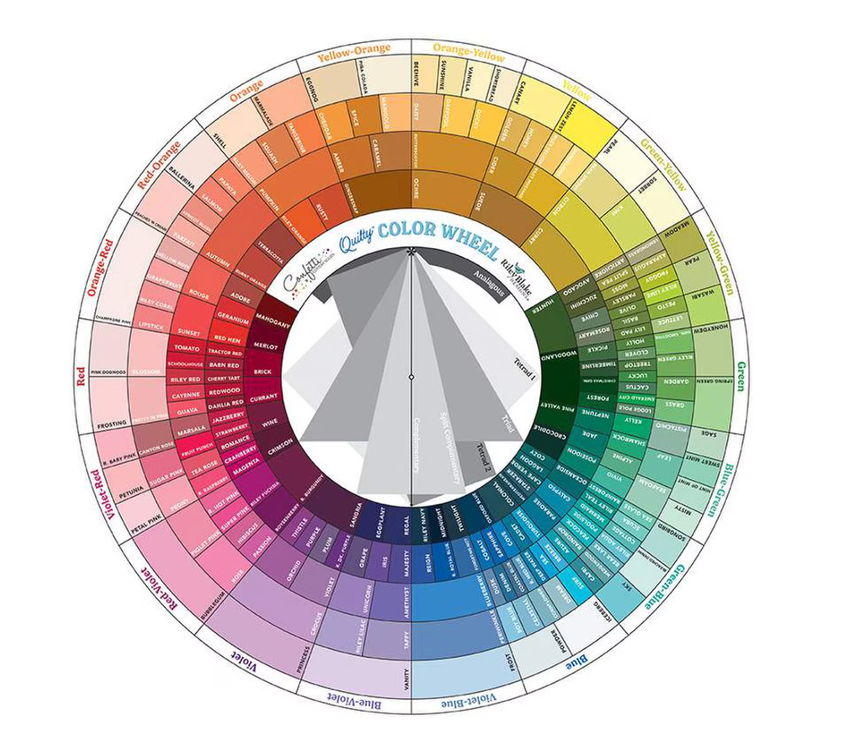 Riley Blake Designs Quilty™ Color Wheel