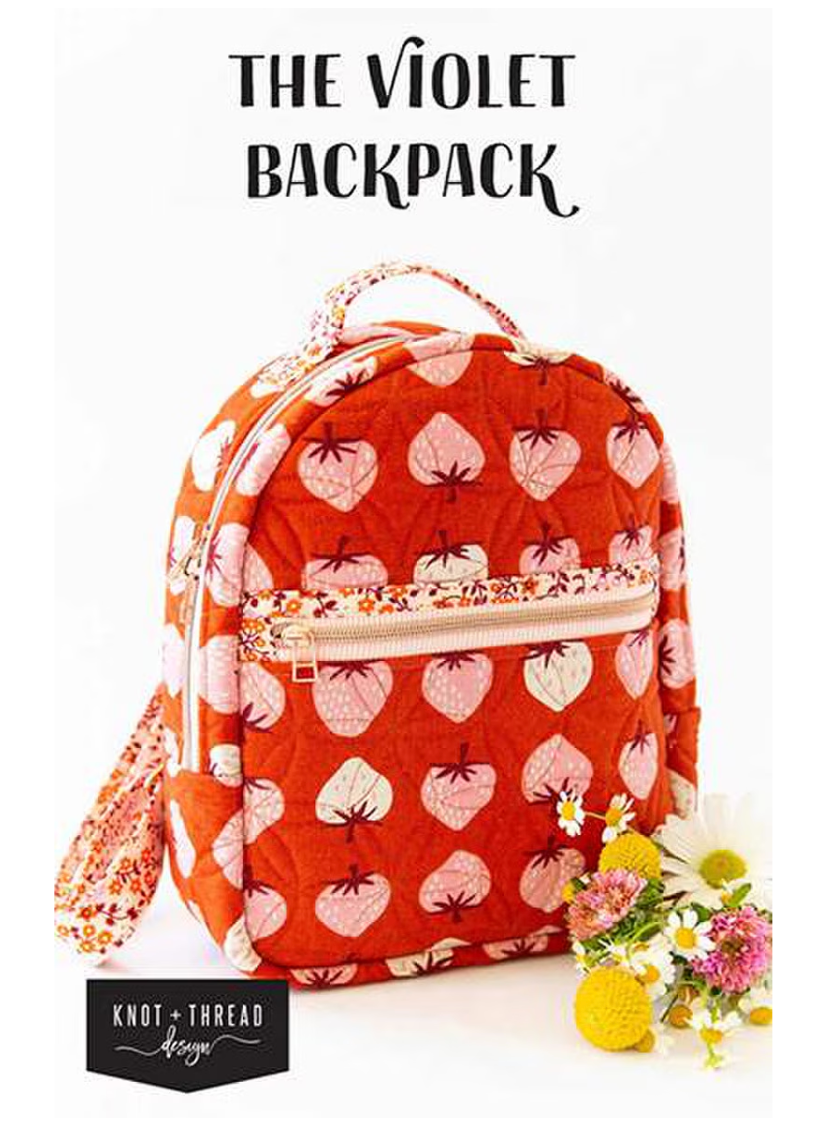 Knot and Thread Design The Violet Backpack Pattern