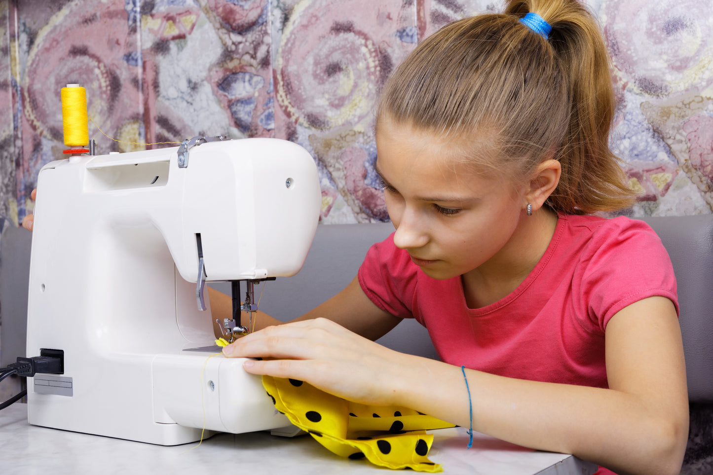 Fiber Art Kids Class, intro to sewing and make a tote bag 9/14/2023