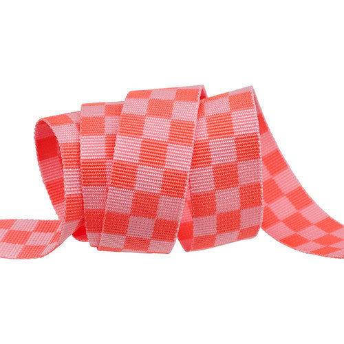 1-1/2in Wide 3yd Renaissance Ribbon Webbing pack, Lunar Check