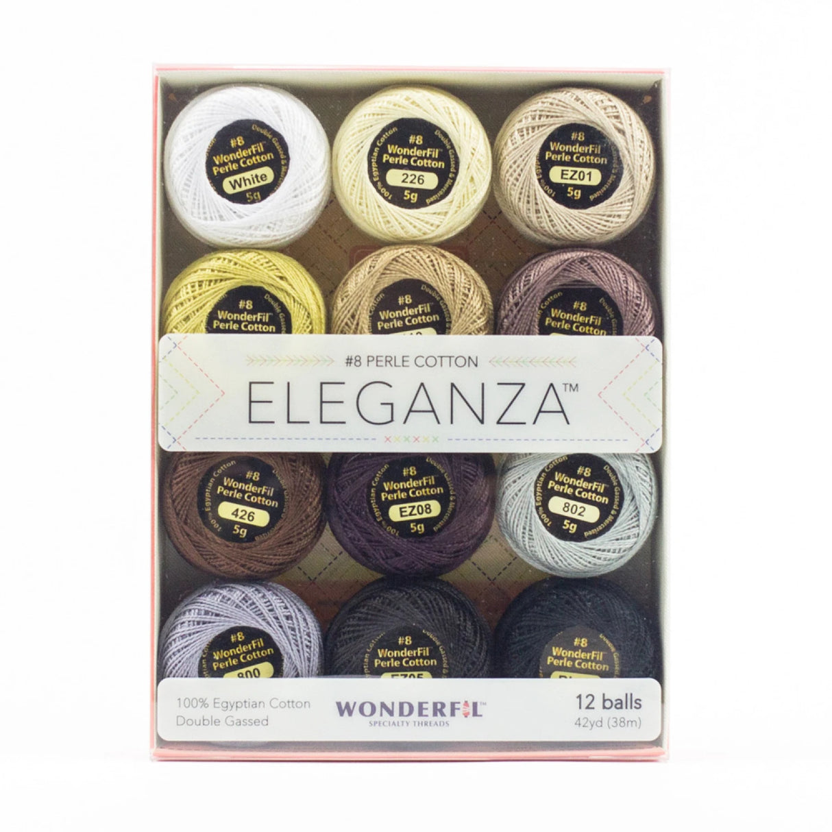 Eleganza 12-Ball Set Kaleidoscope Neutrals