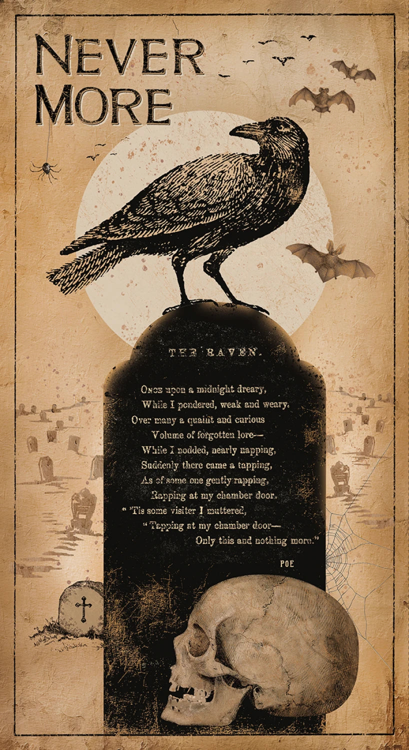 Rust Gothic Halloween Digital 24in Panel