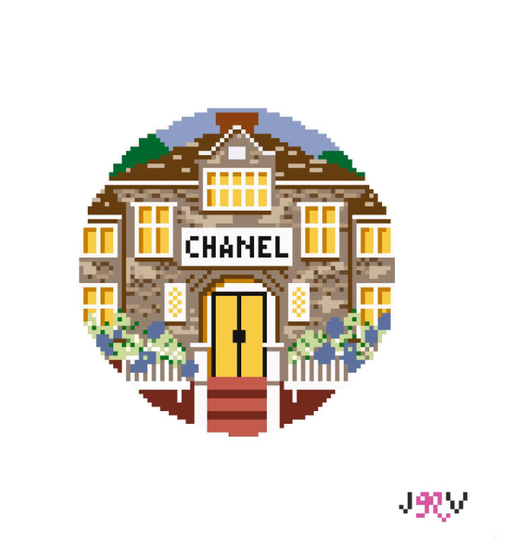 JV160 - Chanel Hamptons Needlepoint Canvas