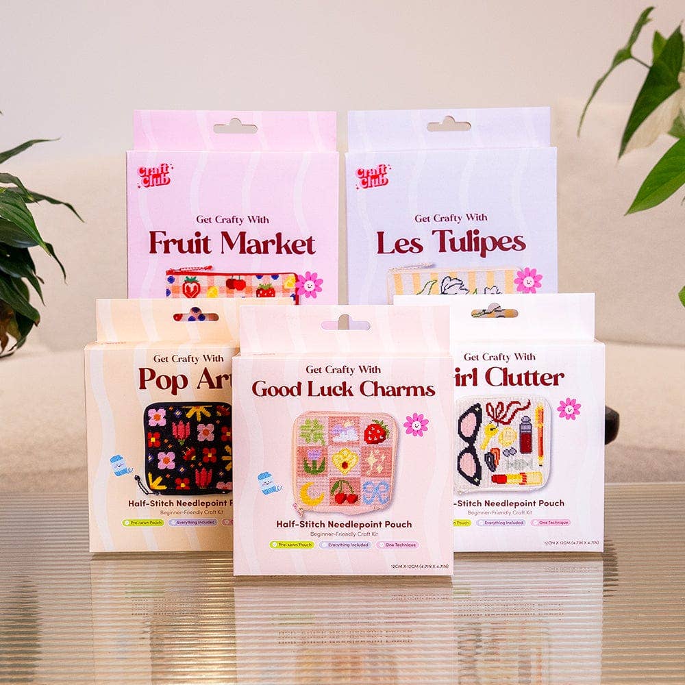 GOOD LUCK CHARMS - Needlepoint Pouch Kit