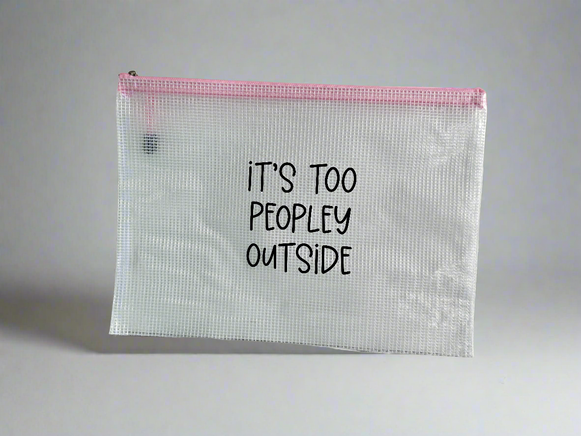 Quilt Project Bag: I run with Scissors