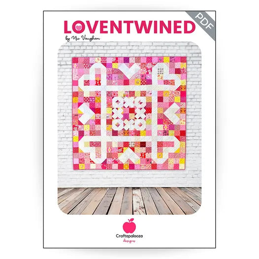 LOVENTWINED Printed Quilt Pattern Packet