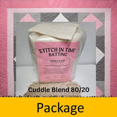 Stitchin time CB72 Cuddle Blend 80/20 Batting (Package, Twin 72 in x 96 in)