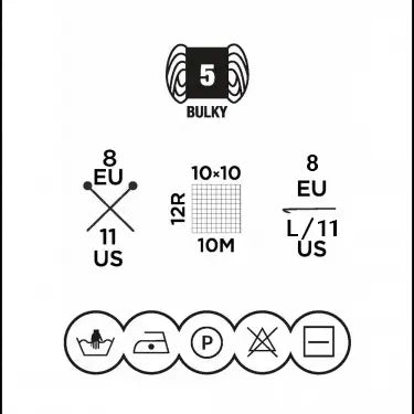 100g Extra-fine Merino Wool Yarn - The Printed Collection, Highland