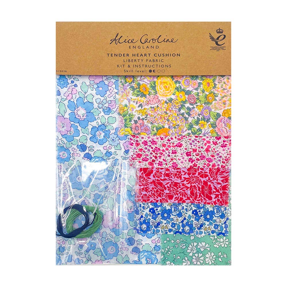 Liberty Tana Lawn® Fabric Tender Heart Cushion Kit | Sewing Alice Caroline
