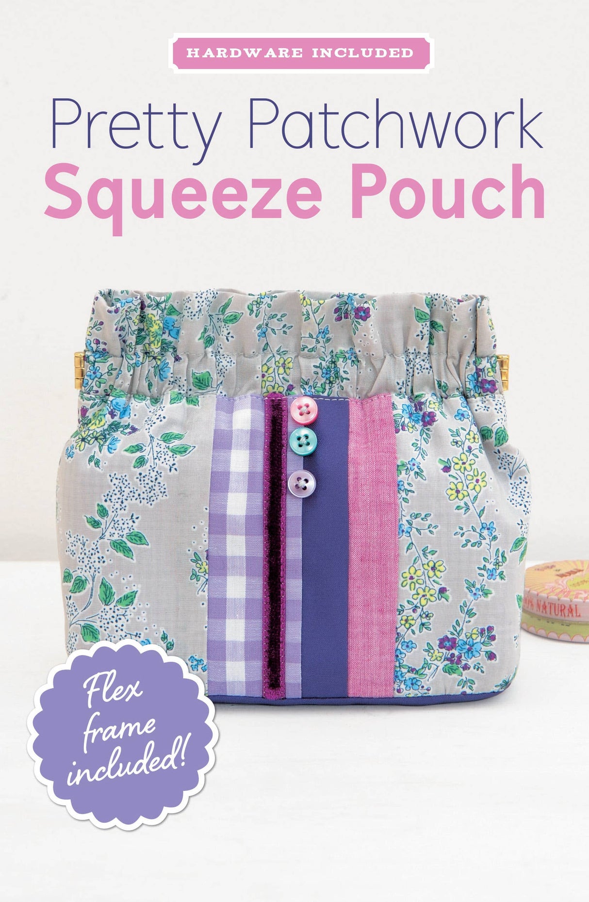 Pretty Patchwork Squeeze Pouch (#ZW2422)