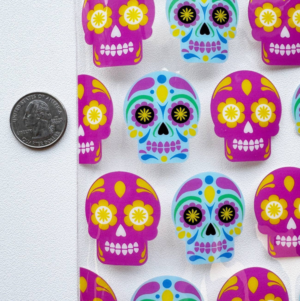 Sugar Skulls Clear TPU Vinyl Fabric 18x56 – Bag Making