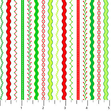 Bright Christmas Stripes