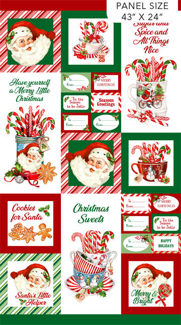 Peppermint Candy all in one Panel