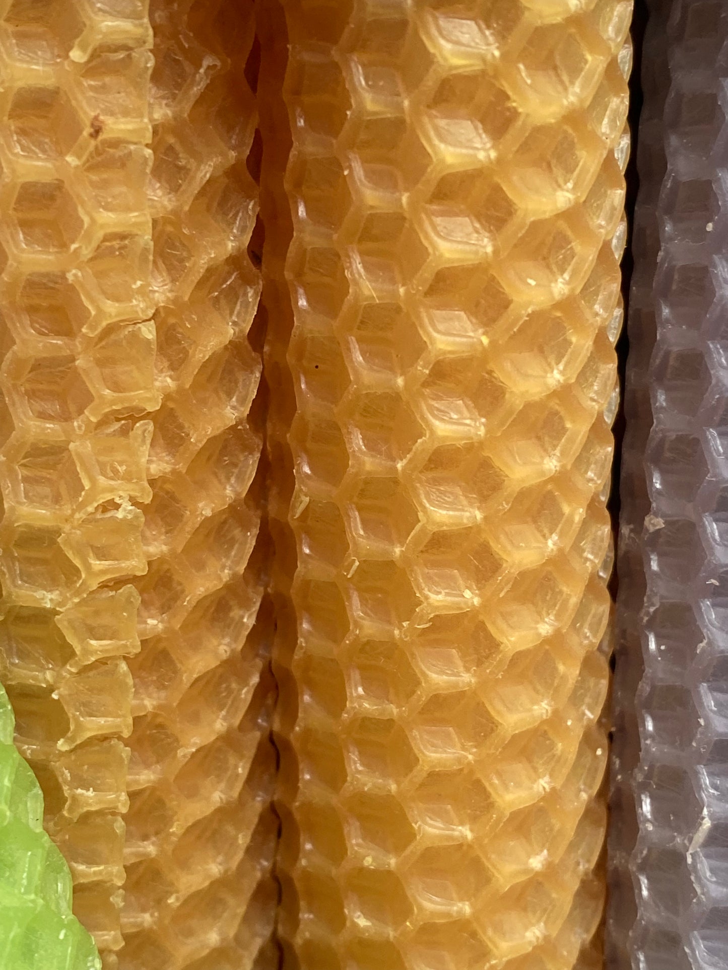 Locally Handmade 100% Pure Beeswax Candles