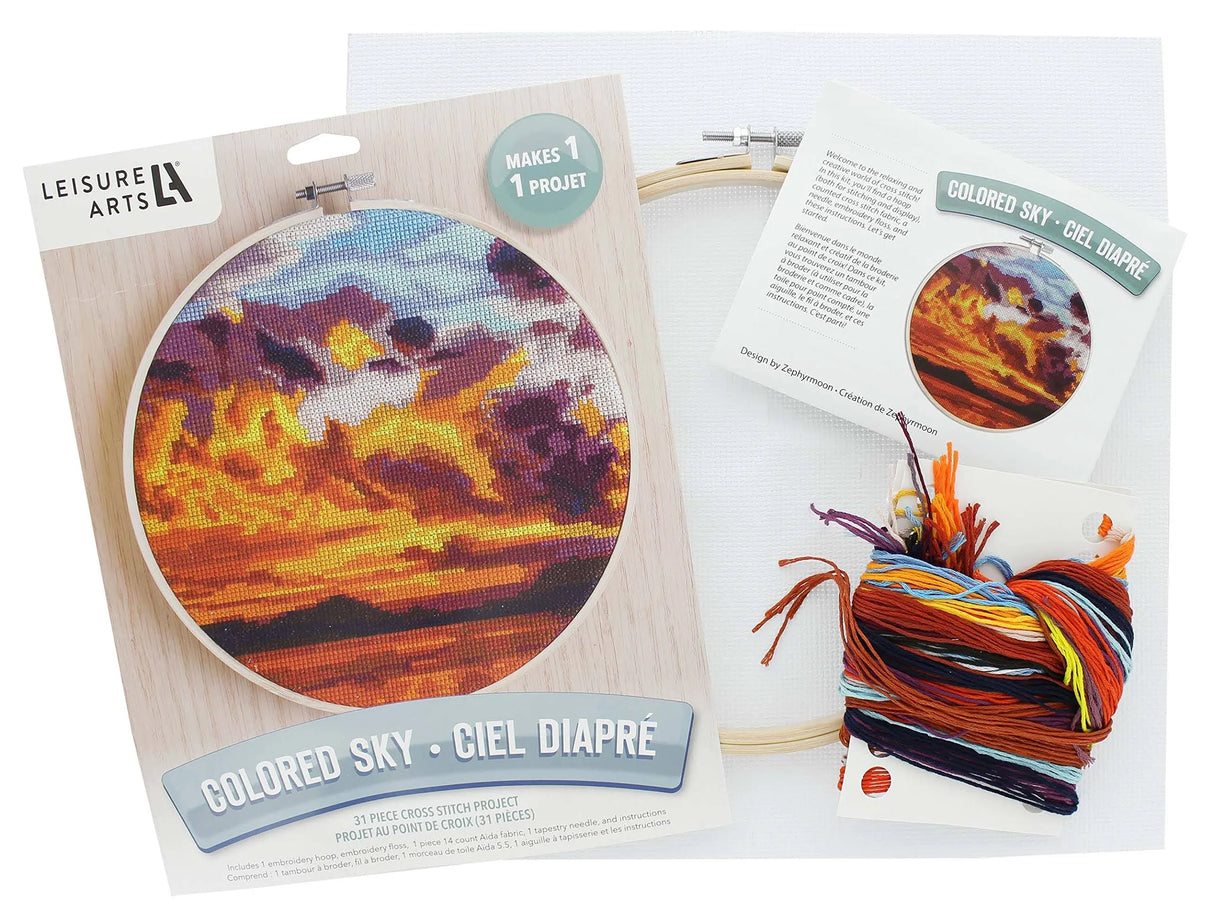Leisure Arts Colored Sky Cross Stitch