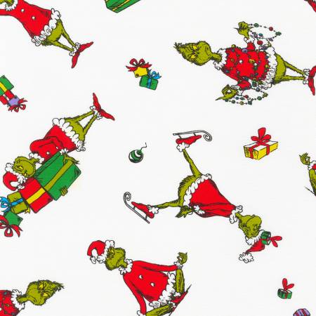 White Grinch Holiday Dr. Seuss