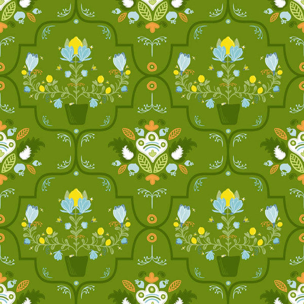 Sweet Tea & Honey Bees - Clover Garden - Green