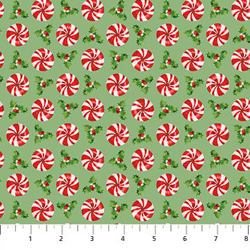 Peppermint Candy Green Mints