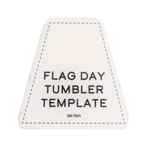 Flag Day Tumbler Template