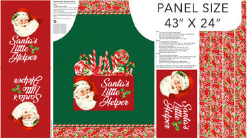 Peppermint Candy Apron Panel