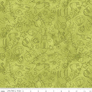 Halloween Whimsy Icons green by Riley Blake Designs