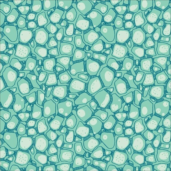 Cloud 9 Fabrics, into the woods, Blue/Green by the yard