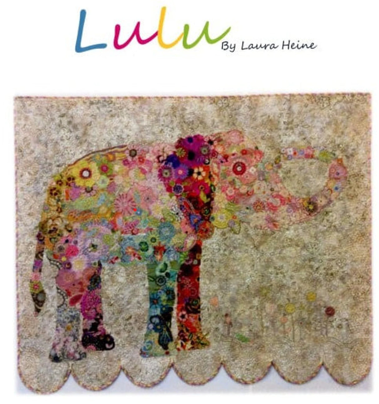 Lulu Collage Printed Pattern by Laura Heine