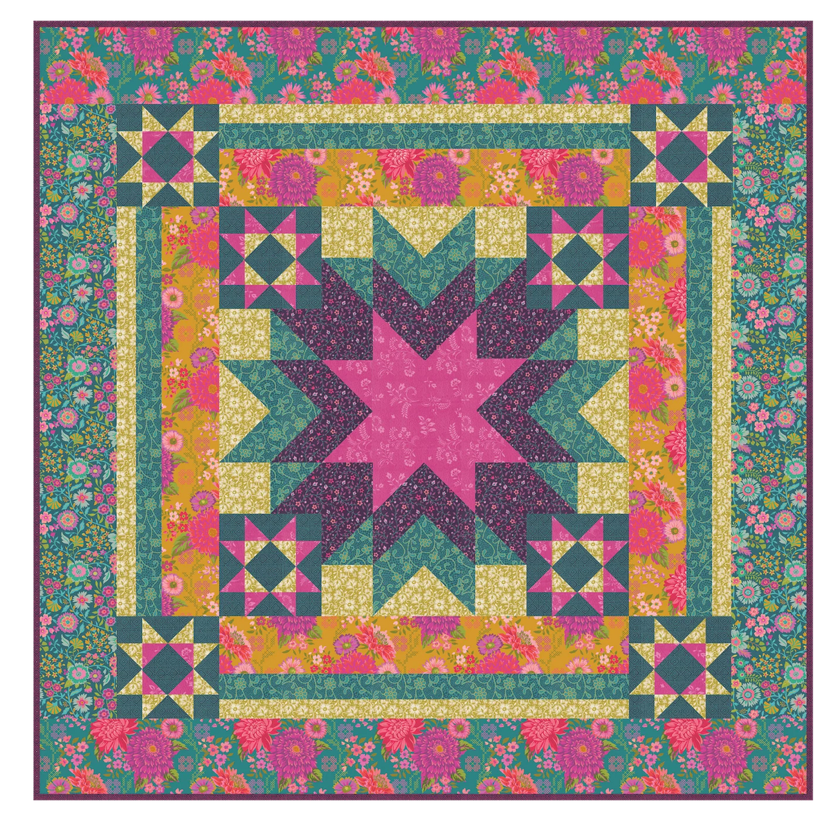 Crystal Manning- Saffron & Sage Quilt pattern