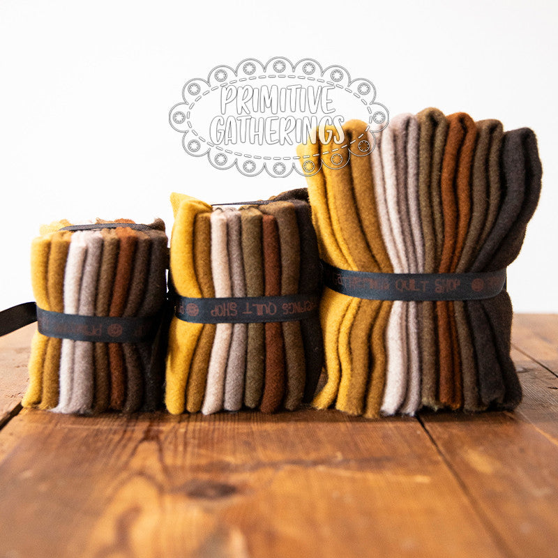 Primitive #1 Wool Bundle from Primitve Gatherings 7X8