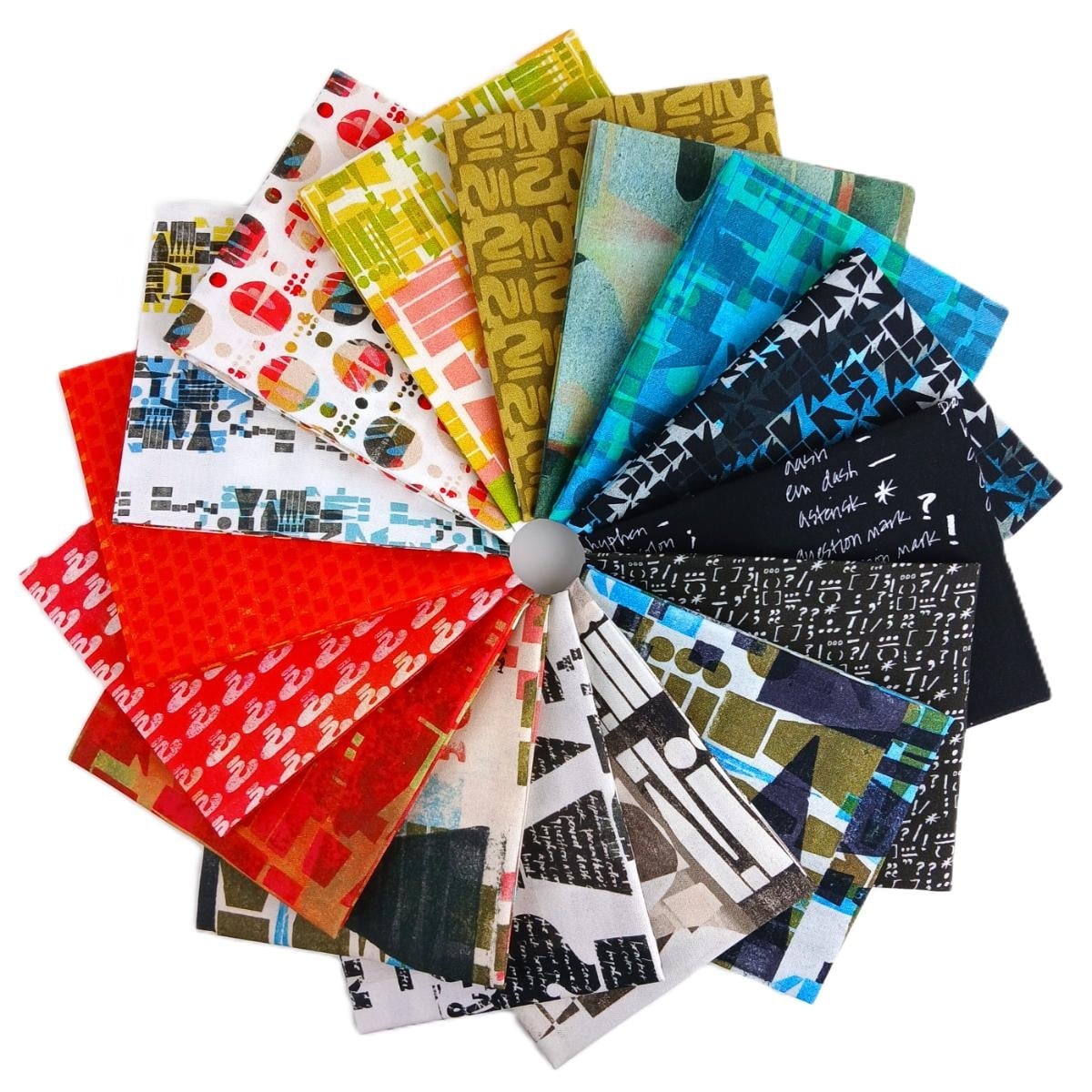 PUNC*T Fat Quarter Bundle | e bond | 16 FQs