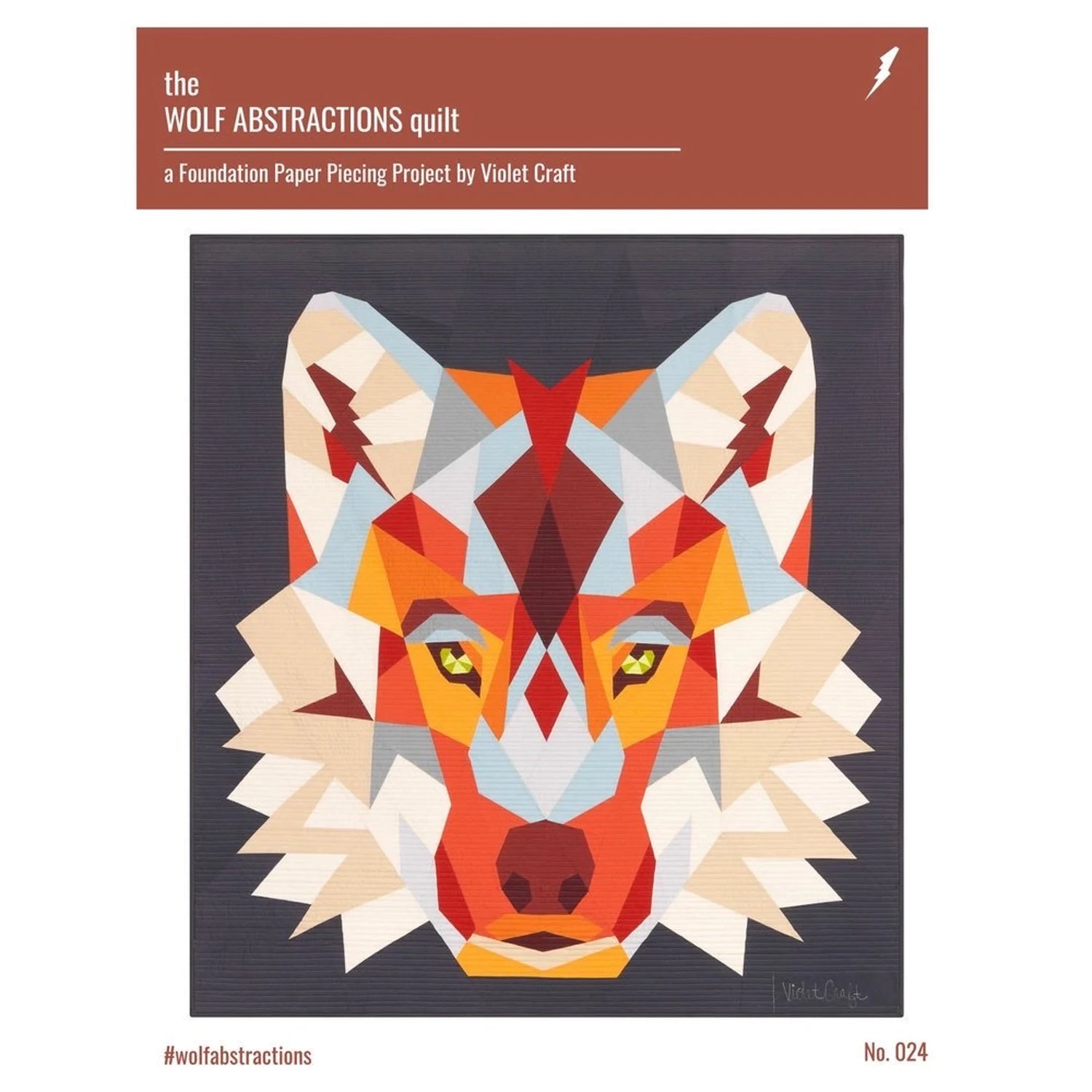 Wolf Abstractions Quilt Pattern by Violet Craft