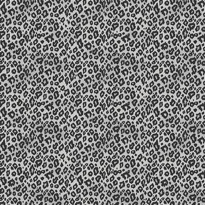 Mylah's Garden, Leopard Print, Gray by the yard
