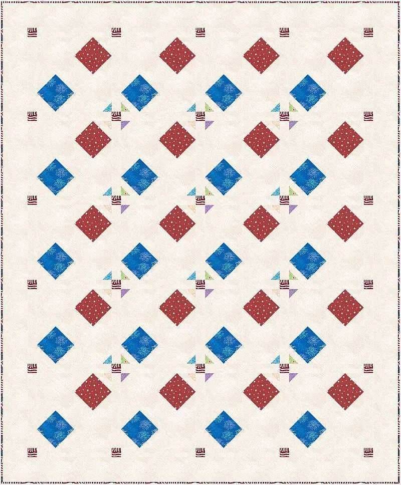 Tea and Crumpets Lap Quilt Pattern