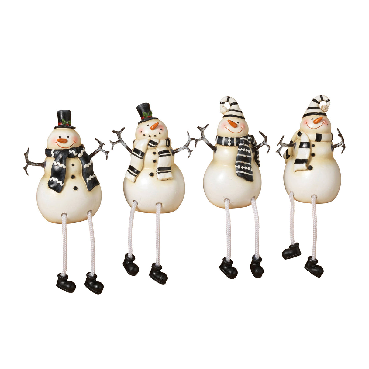 Holiday 4"H Resin Snowman Shelf Sitter,